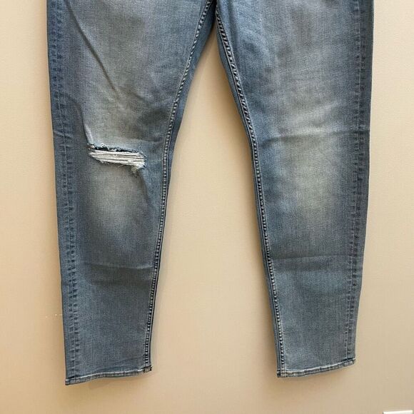 NWT Seven 7 For All Mankind Jeans Mens Size 36 Slimmy Straight Light Denim - Picture 3 of 14
